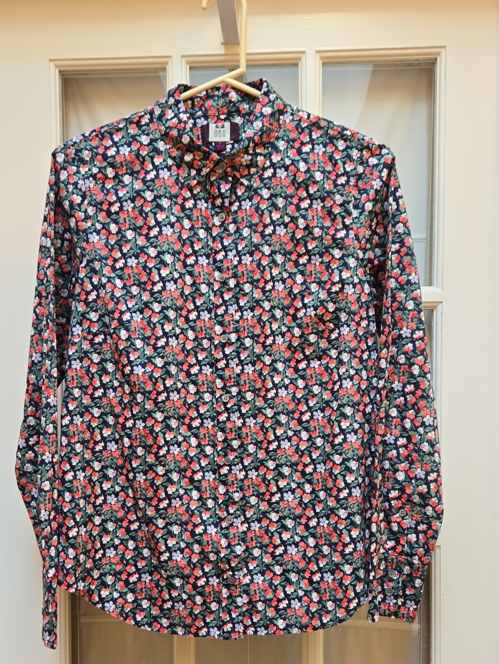 JCrew Liberty Of London Fabric Long-Sleeve Button-Up Floral Shirt